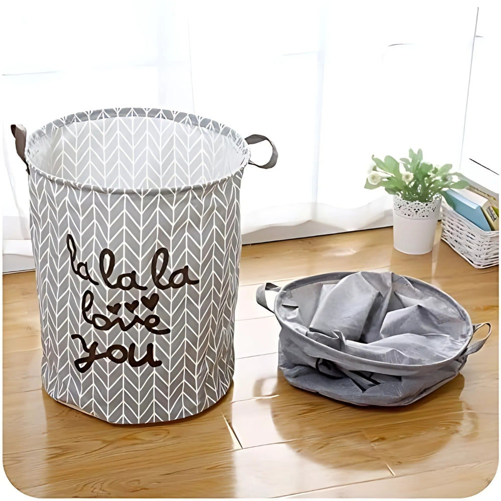 Haven Collapsible Laundry Basket - Durable Polyester, Foldable Design