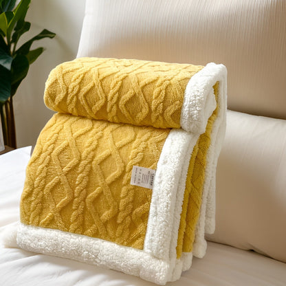 Reversible Sherpa Throw Blanket 59×79 Inches Soft Polyester for Couch Bed Chair Gray White Lightweight Winter Warmth Layer Bedroom Living Ro