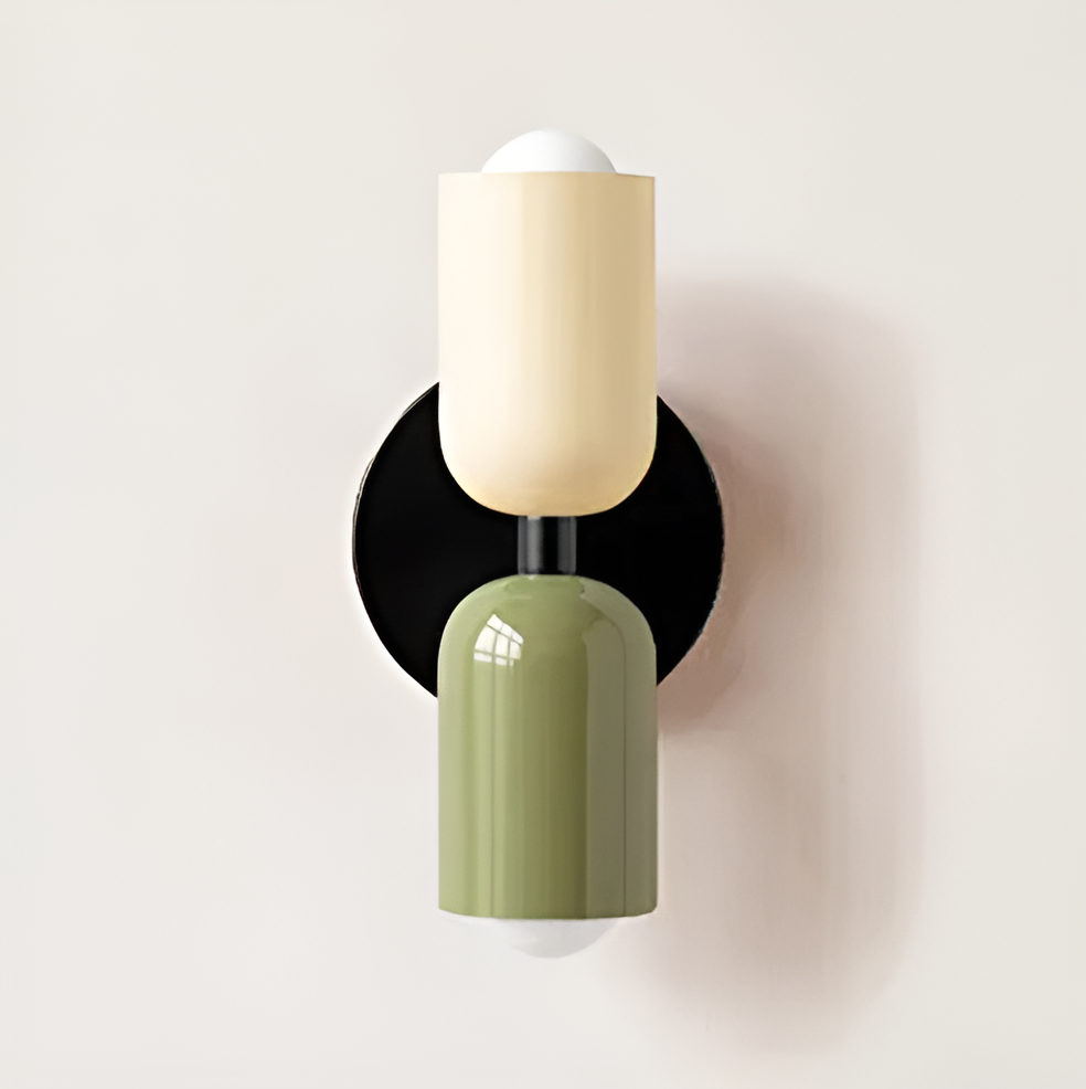 Up-Down Sconce Light for Hallways & Bedrooms – Metal E27 Socket 4.7 in Dual-Beam Indoor Fixture for Living Spaces