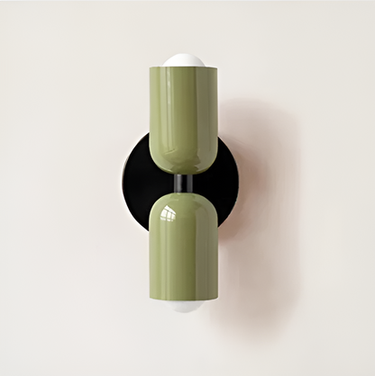 Up-Down Sconce Light for Hallways & Bedrooms – Metal E27 Socket 4.7 in Dual-Beam Indoor Fixture for Living Spaces