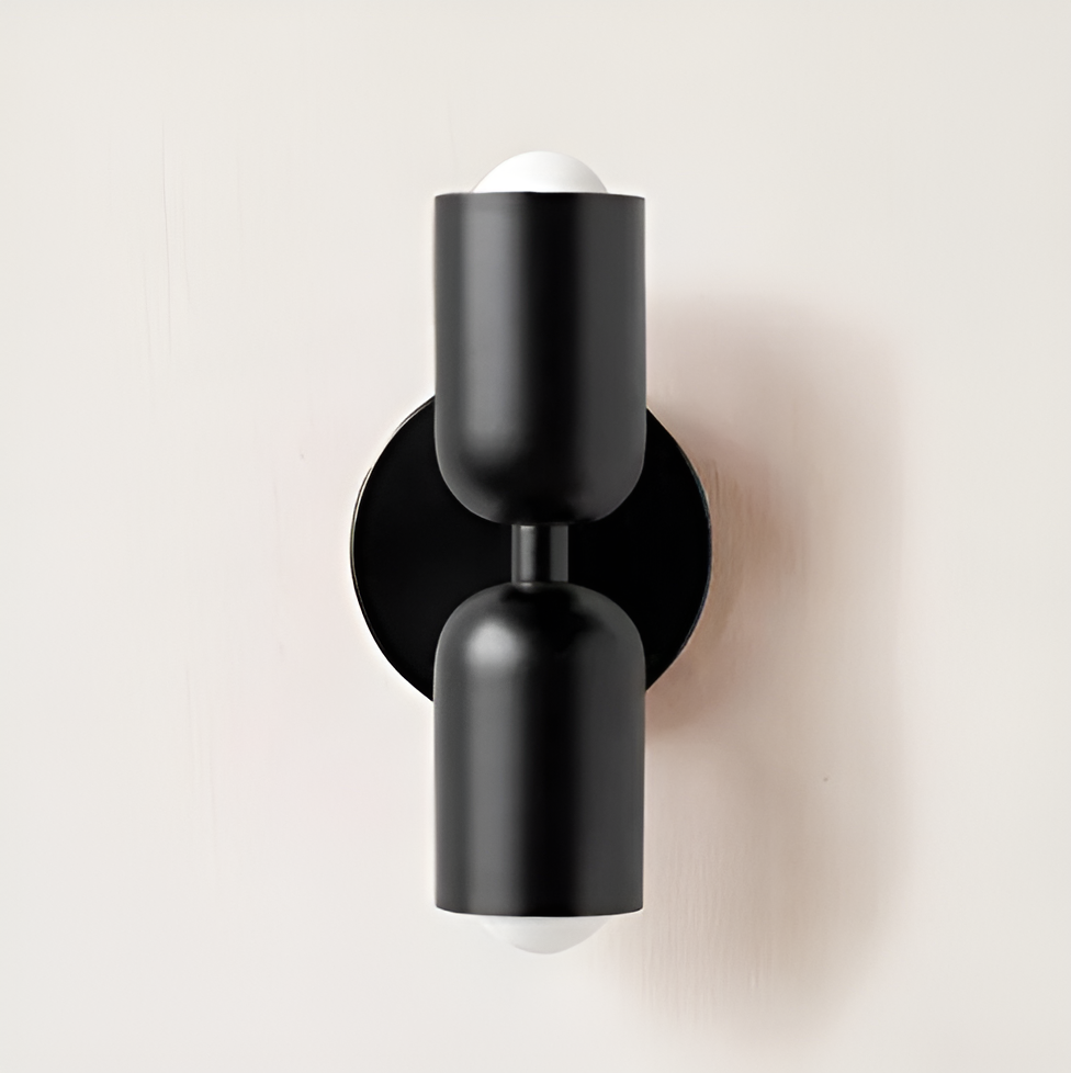 Up-Down Sconce Light for Hallways & Bedrooms – Metal E27 Socket 4.7 in Dual-Beam Indoor Fixture for Living Spaces