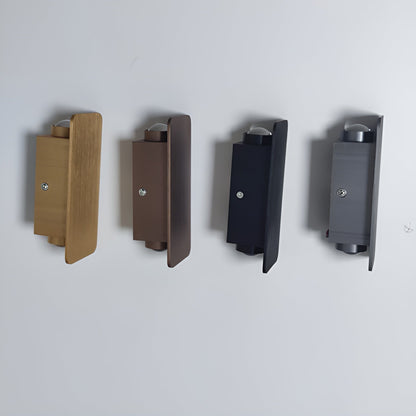Rectangular Aluminum Sconce 6W Bidirectional Indoor Accent Light for Hallways Bedrooms Living Rooms
