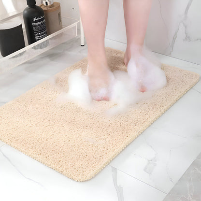 Non-Slip Shower Mat with Soft Cushioned Surface for Bathroom Safety and Comfort
