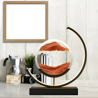 Warm Desert Table Lamp with Remote and Adjustable Brightness