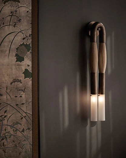 Metal Sconce Light 26 in with Flowing Fiber Design for Bedroom Living Room Hallway Ambient Lighting Decorative Accent Fixture Modern Home De
