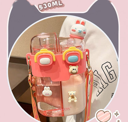 Hydration Buddy | Kids Water Bottle with Double-Bin Design | Eco-Friendly & Fun Hydration Solution