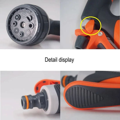 FLOWFLEX – 8-Mode High Pressure Garden Hose Sprayer with Ergonomic Design for Precise Water Control