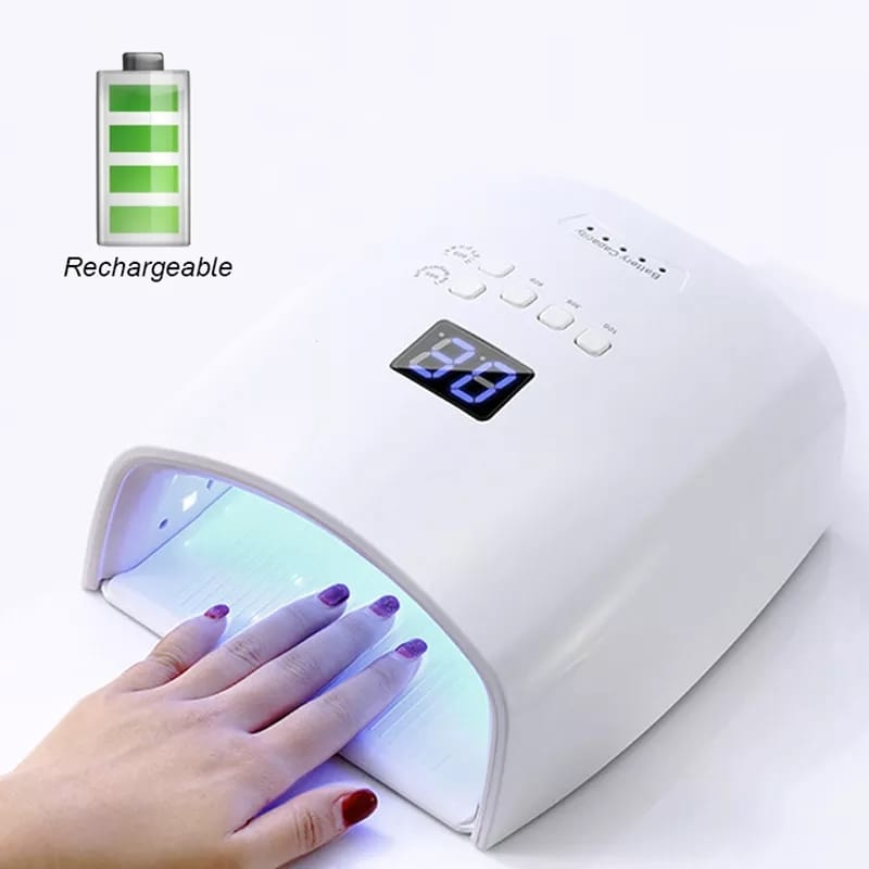 Ortekor | Rechargeable UV Nail Dryer with Smart Sensor Technology | Portable LED Lamp for Efficient Nail Drying