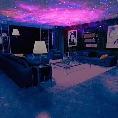 Starry Night Sky LED Projector with Bluetooth Speakers & Remote Control for Bedroom Ceiling Walls