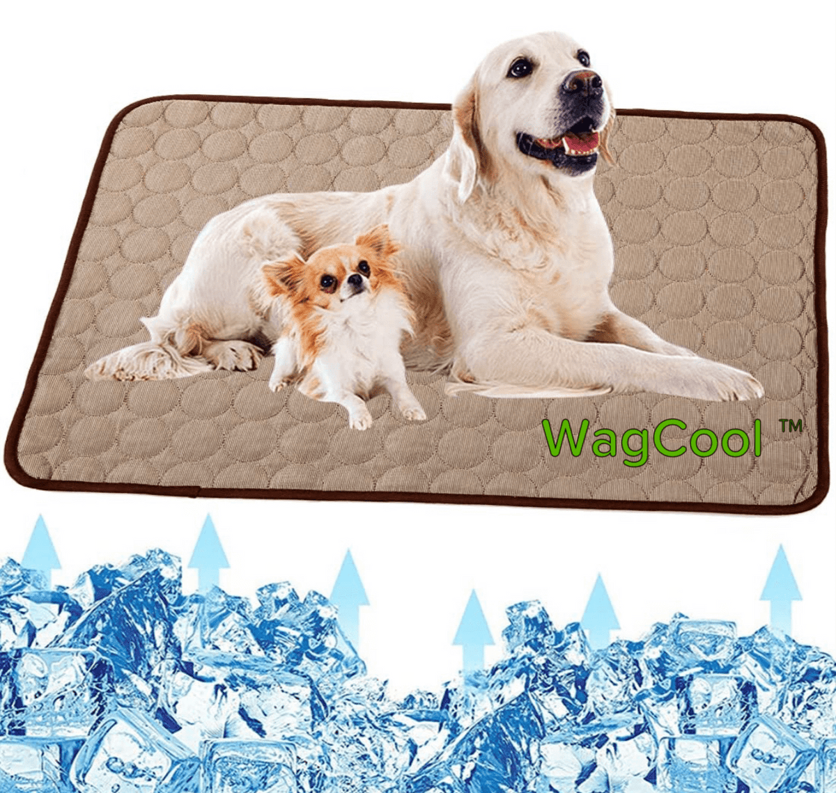 Self-Cooling Dog Mat for Hot Weather Relief – Pressure-Activated Pet Bed Pad