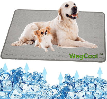 Self-Cooling Pet Mat for Dogs & Cats – Pressure-Activated Ice Silk, Machine Washable, Lightweight & Portable for Summer Heat Relief
