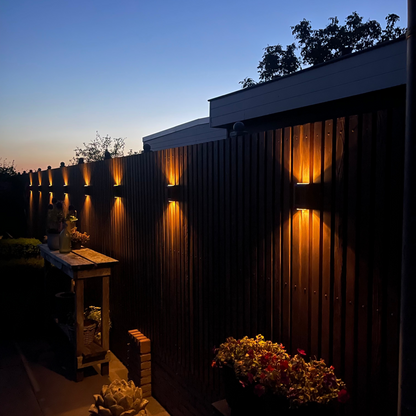 Cordless Solar-Powered LED Garden Light with Dusk Sensor – Weatherproof Outdoor Wall Fixture for Patio, Fence, Pathway & Yard