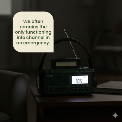 Portable Solar Powered Emergency Radio