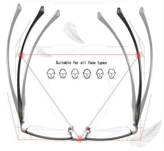 Smart Progressive Glasses with Auto Focus and Blue Blocker