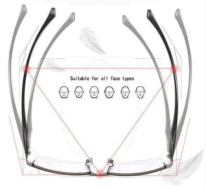 Smart Progressive Glasses with Auto Focus and Blue Blocker