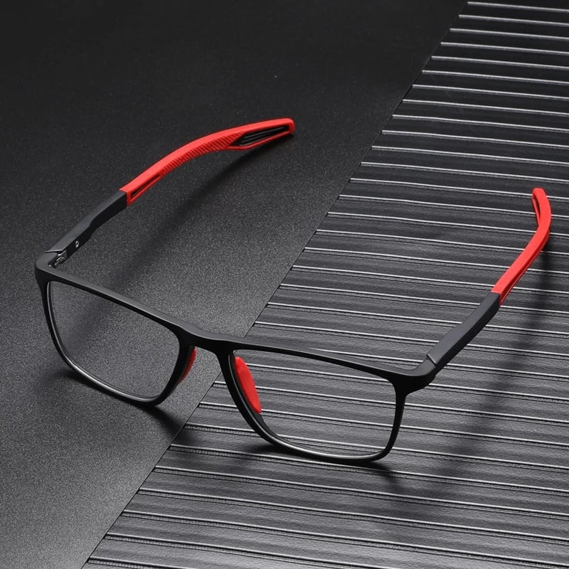 Slim Men's Blue Blocker Reading Glasses