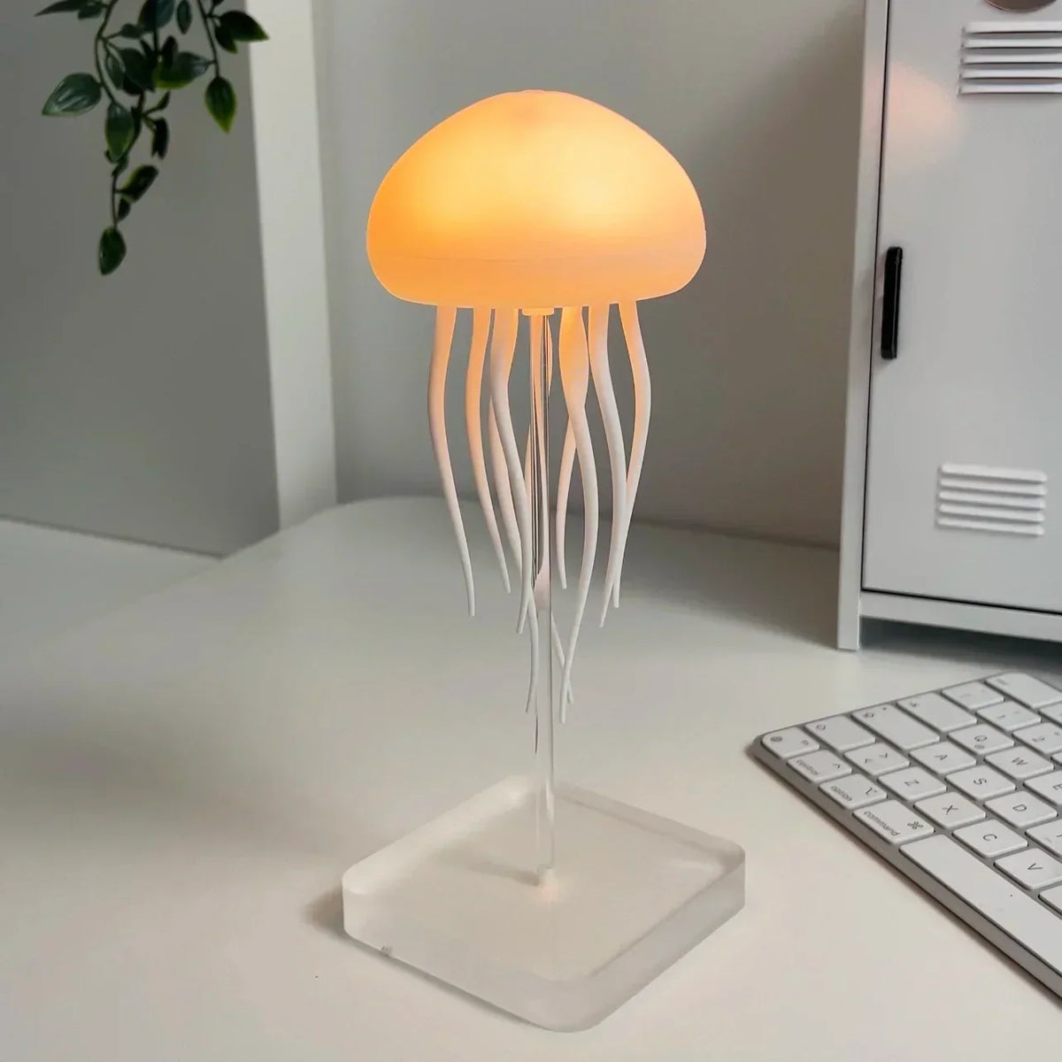 LED Jellyfish Mood Lamp with Color Changing Lights & Remote Control for Bedroom, Living Room, Office Décor
