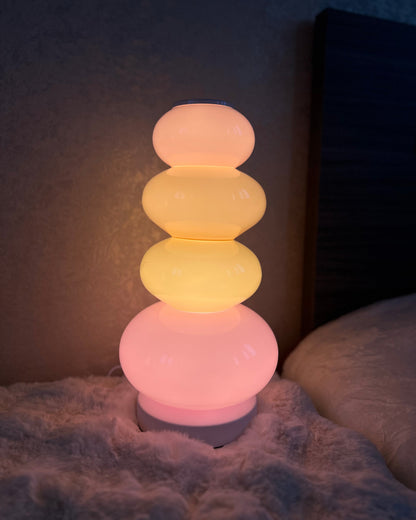 Translucent Acrylic Tower Light 63 Inches Tall Modern Statement Piece for Bedrooms Lounges Hallways Offices