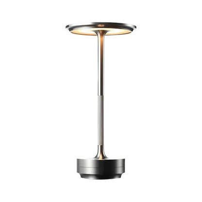 Rechargeable LED Touch Lamp Aluminum Portable Dimmable Night Light for Bedroom Desk Dining Room & Patio | Cordless Accent Lighting