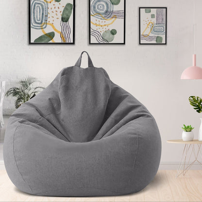 Washable Lounge Sack Shell for Custom Fill | Contoured Polyester Seat Cover for Living Room, Dorm & Bedroom | Choose 31x35 or 39x47 Inch