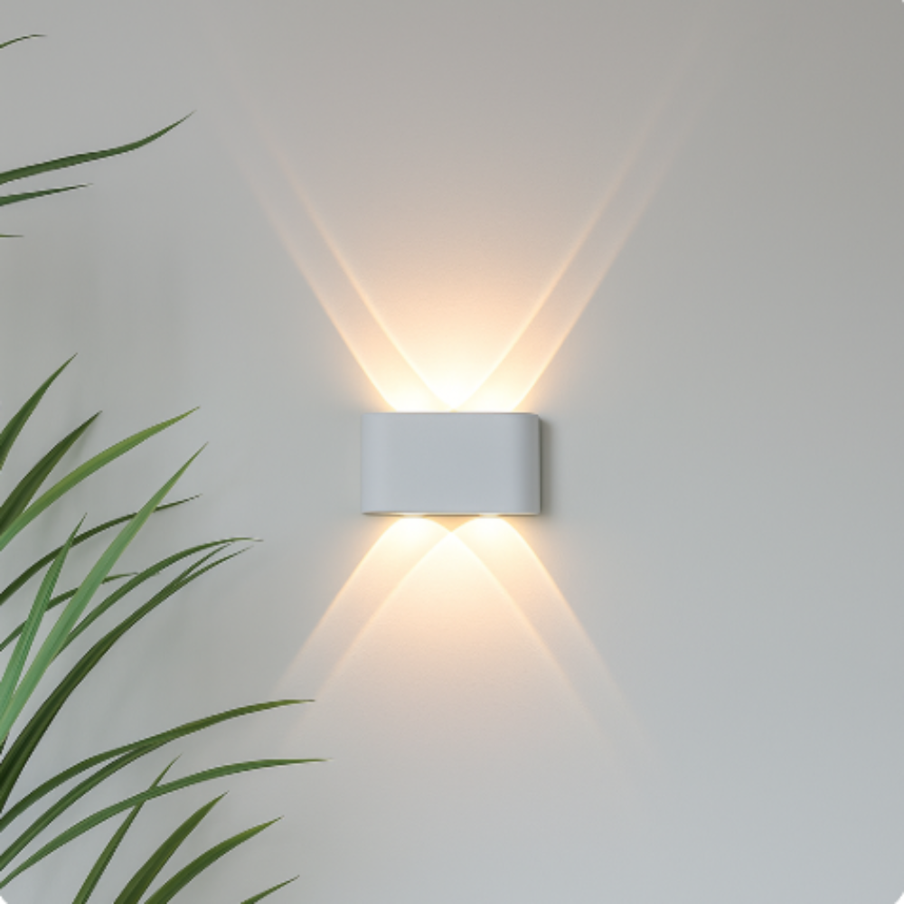 Indoor Outdoor Wall Sconce – Hardwired Weatherproof Light Fixture, Slim Vertical Profile for Entryway, Patio, Garden