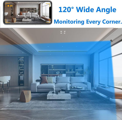 Indoor Security Camera with Night Vision & Motion Alerts | WiFi App-Enabled Wireless Home Monitor for Bedrooms, Nurseries & Living Spaces