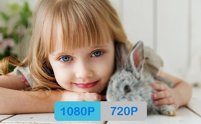 Indoor Security Camera with Night Vision & Motion Alerts | WiFi App-Enabled Wireless Home Monitor for Bedrooms, Nurseries & Living Spaces