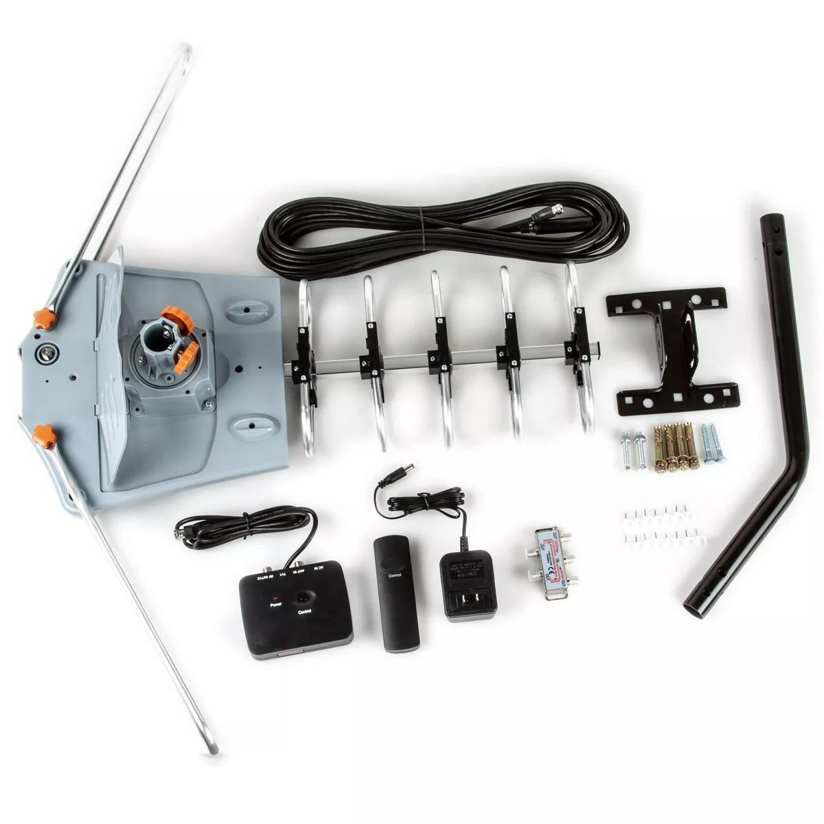 Innovative HD TV Antenna | 360-Degree Motorized Reception with Remote Control | Durable Design for Clear Broadcasts