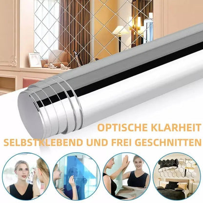 Innovative Mirror Window Film | Shatterproof Self-Adhesive PET Film for Safe Reflection