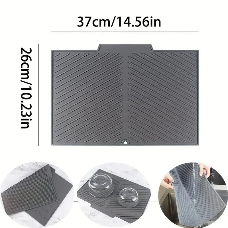 SMARTDRAIN – Silicone Kitchen Mat for Efficient Dish Drying