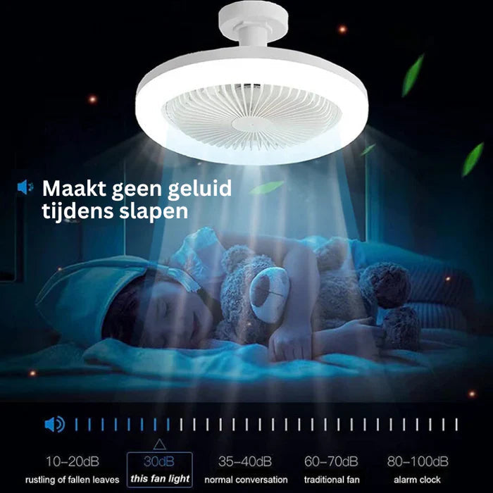 Innovative | Low Profile Ceiling Fan with Light & Remote Control | Modern Design for Versatile Cooling