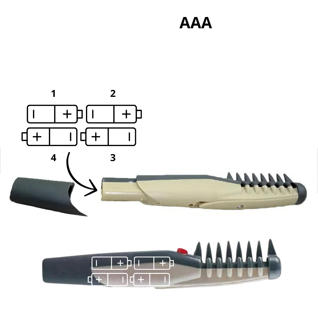 Pet Grooming Detangling Comb with Safe Trimming Blades for Cats & Dogs