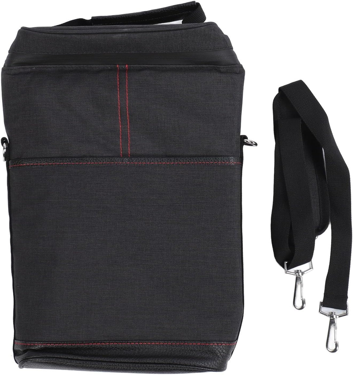 Insulated Wine Tote Bag for 2 Bottles with Adjustable Strap | Durable Canvas Carrier for Safe Travel
