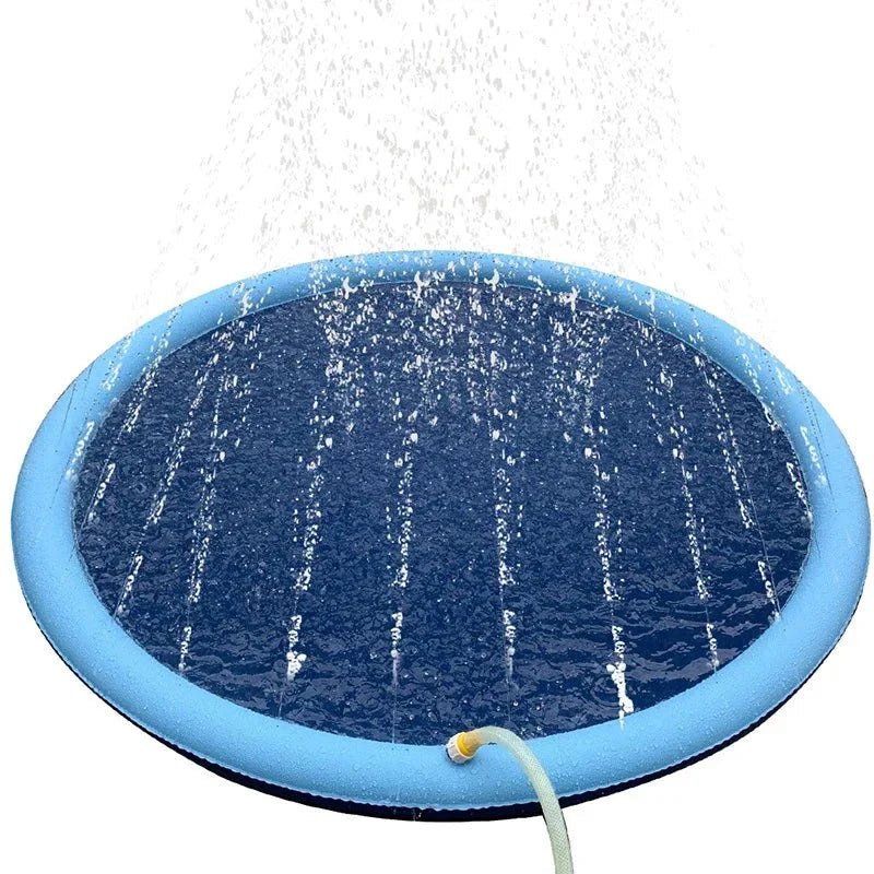 Interactive Dog Splash Pad with Built-in Sprinklers | Durable Water Mat for Cooling Fun on Hot Days