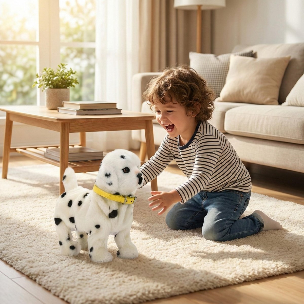 Robot Puppy | Interactive Walking & Barking Electronic Dog Toy with Soft Plush Design