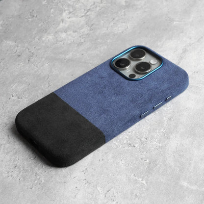 Premium Suede-Feel iPhone Case with Shock Absorption for 13-17 Series – Soft-Touch Protective Cover