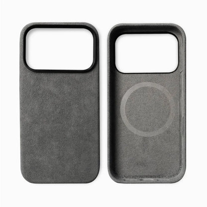 Premium Suede-Feel iPhone Case with Shock Absorption for 13-17 Series – Soft-Touch Protective Cover