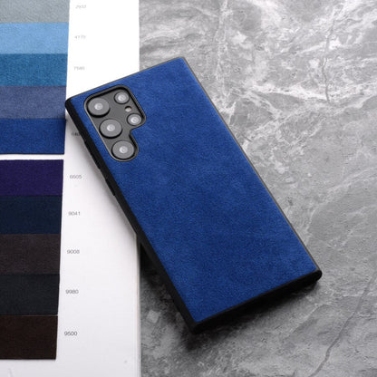 Samsung Galaxy Phone Case Luxe Suede-Alternative Material Slim Fit Protective Cover for S21 S22 S23 S24 S25 S26 Note 20