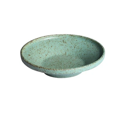 Jade Stoneware Ceramic Dinnerware Set – Vintage Glazed Porcelain with Unique Shapes