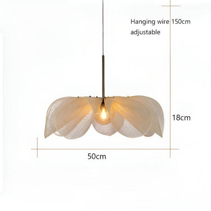Floral Pendant Lamp – Adjustable Lighting, Elegant Design