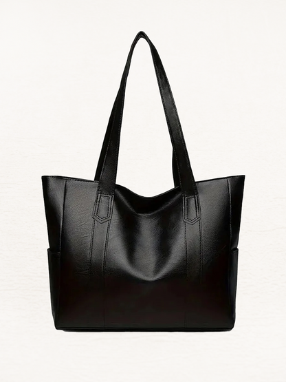 Vintage-Inspired Crossbody Handbag for Women – Structured PU Leather Shoulder Purse with Adjustable Strap, Classic Everyday Bag for Work