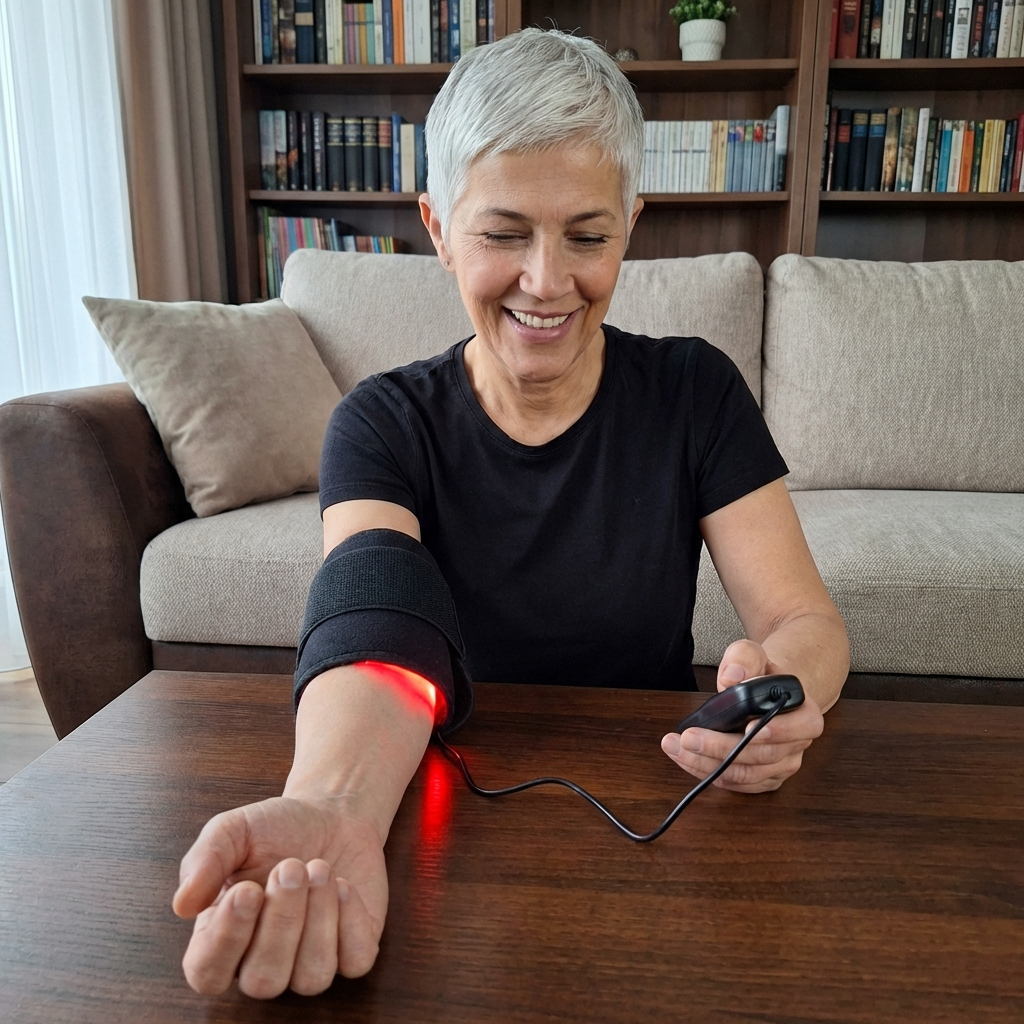 Elbow Wrap with Red Light Therapy, Red Light Therapy Device for Knee and Wrist, Infrared Elbow Support for Pain Relief