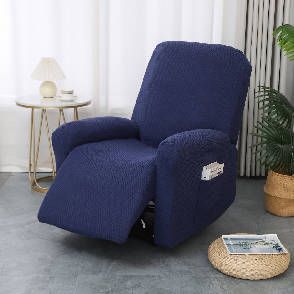 Juno Recliner Chair Cover - Soft Microfiber with Pocket, Fitted Protection