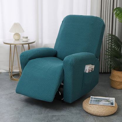 Juno Recliner Chair Cover - Soft Microfiber with Pocket, Fitted Protection