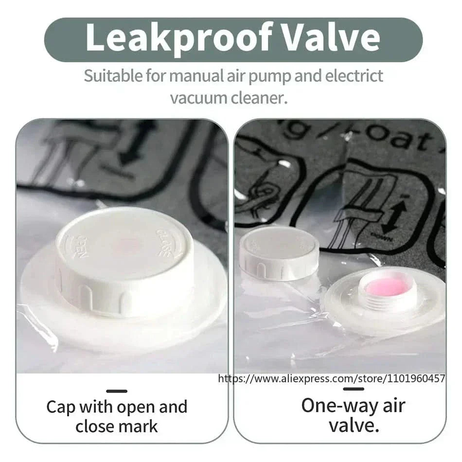 Vacuum Storage Bags for Clothes with Dustproof Design | Space-Saving Solution for Efficient Organization