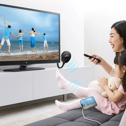 HDMI Display Dongle for Phone to TV Mirroring – Full HD 1080p Wireless Streaming Adapter with AirPlay, Miracast & DLNA Support
