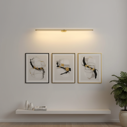 Rechargeable LED Picture Light 27 Inch Battery Operated Art Display Fixture Wireless Remote Dimmable Accent Sconce for Bedroom Hallway Galle