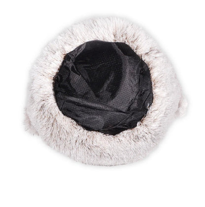 Hooded Pet Cave Bed for Cats & Small Dogs – Cozy Enclosed Sleeping Den with Plush Cushion & Machine-Washable Cover in Multiple Sizes
