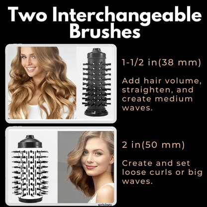 3-in-1 Hair Dryer and Styler with Adjustable Temperature | Effortless Curls and Waves at Home