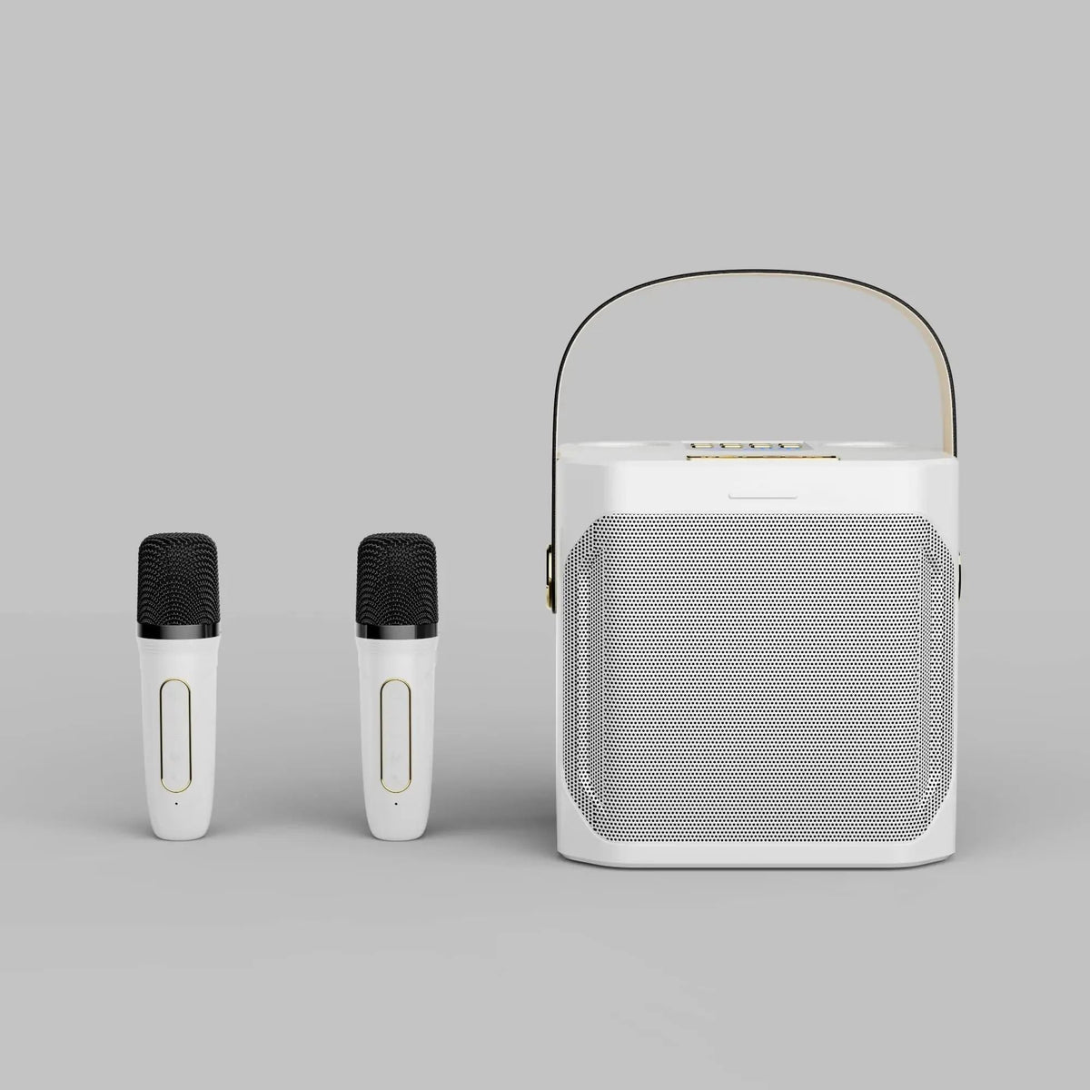 Karaoke Party Speaker | Portable Bluetooth Speaker with 360° Sound | Dual Microphones for Unforgettable Entertainment